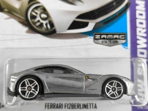 HOT WHEELS 2013 #174 ZAMAC #013 FERRARI F12BERLINETTA WALMART EXCLUSIVE - Picture 1 of 4