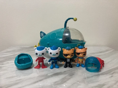 Octonauts Figures & Sub Mixed Lot, Meomi Mattel 2010 Cover