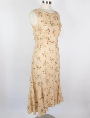 Ralph Lauren Collection midi dress 8 Purple Label floral 40s darted western - Image 1 of 4