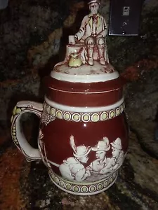 VINTAGE GERMAN STEIN COOKIE JAR - Imagen 1 de 5