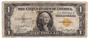 $1 1935-A North Africa WWII Emergency Silver Certificate Fr#2306 - Picture 1 of 2
