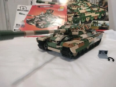 RARO DESCONTINUADO! Tanque COBI 3040 World of Tanks IS-7 granito, verde, marrón Foto 1 de 4