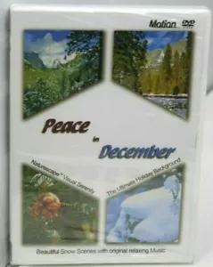 Peace in December VISUAL SERENITY MOTION DVD by Songtracker NEW SEALED - Picture 1 of 2