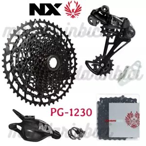 Grupo SRAM NX Eagle 4 piezas 12 velocidades con casete PG-1230 (no disponible para tipo XD) - Imagen 1 de 1