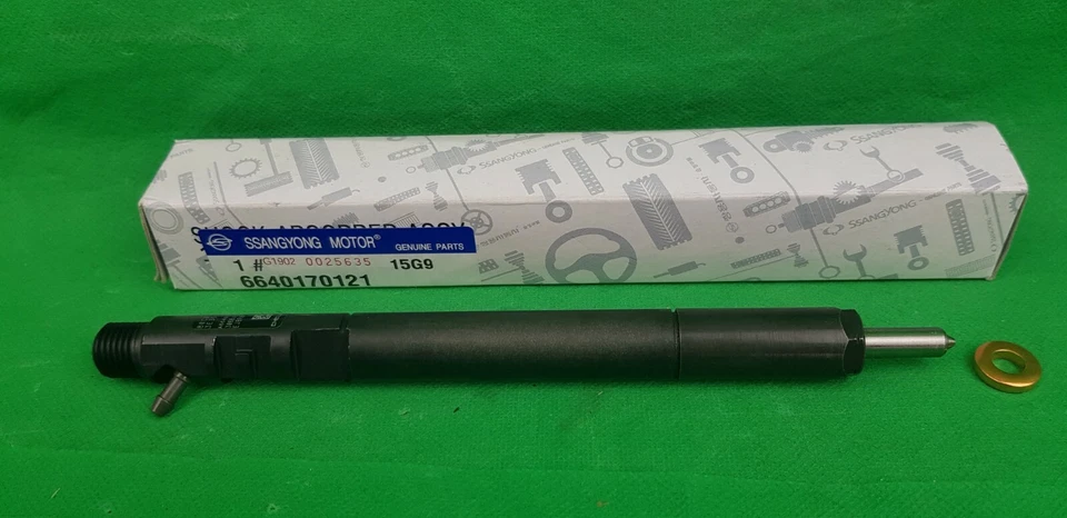 GENUINE SSANGYONG KYRON SUV D100 SERIES 2.0 L TD FUEL INJECTOR + WASHER SET - Image 1 of 1