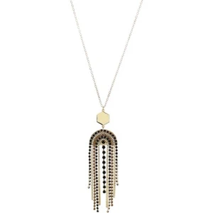 Panacea Pave Baubles Crystal Fringe Pendant Necklace NWT - Picture 1 of 2