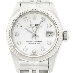 Rolex Damen Datejust 69174 18K Gold & Stahl Perlmutt Diamant Zifferblatt Uhr - Bild 1 von 7
