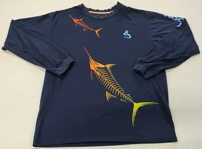 CAMISA DE PESCA HOOK & TACKLE POLI UPF 50+ MANGA LARGA TALLA GRANDE Foto 1 de 4