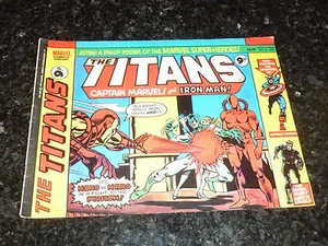 THE TITANS Starring CAPTAIN AMERICA - No 10 - Date 27/12/1975 - MARVEL COMICS - Imagen 1 de 1
