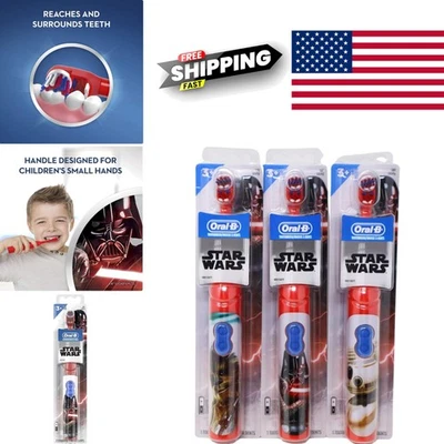 Conjunto de escova de dentes infantil temporizador interativo com personagens Chewbacca Darth Vader BB8 - Imagem 1 de 4