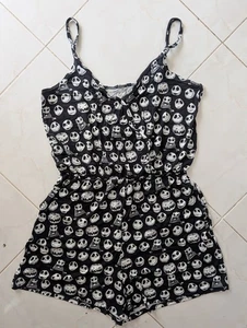 MeUndies × Disney “Jack Skellington” Women’s Romper – Size L - Picture 1 of 14