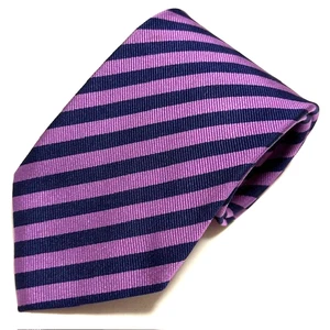 VERSACE Repp Tie Medusa Head Luxury High End Elegance Sophisticated Dapper ITALY - Picture 1 of 23