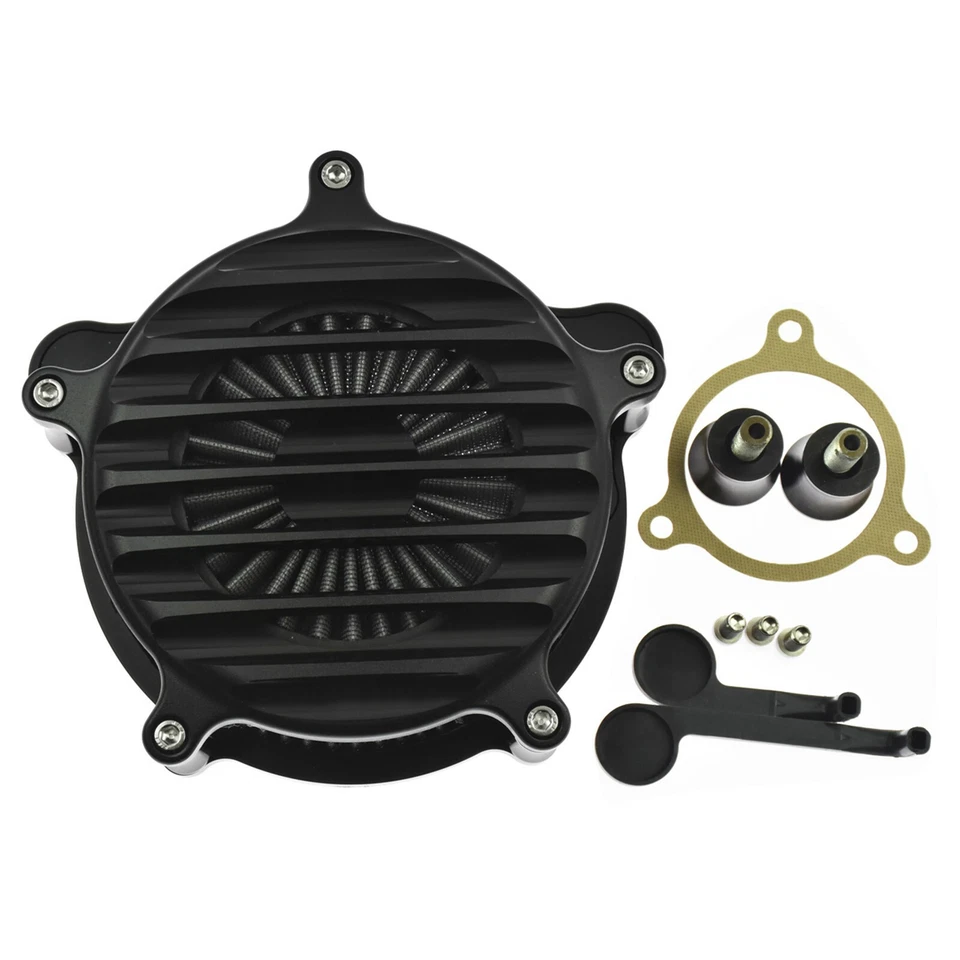 Mattschwarz Gitter Luftfilter Grauer Einlass Für Harley Breakout Fat Boy 17-2023 - Bild 1 von 4
