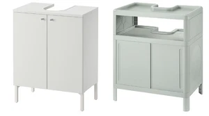 IKEA Mueble Base Lavabo con 2 Puertas Baño Unidad de Almacenamiento con Estantes - Imagen 1 de 7