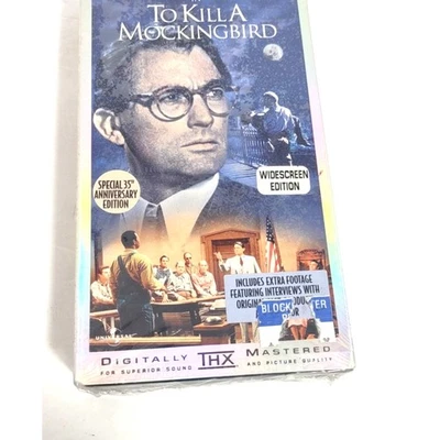 To Kill A MockingBird Vintage VHS Tape Sealed THX Mastered VCR Movie Classic VNT - Image 1 of 3