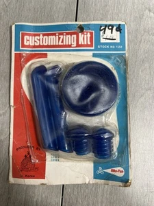 Vintage Blue Muscle Fahrrad Bike Bremshebel Abdeckung Bar Plugs Handlebar Wrap - Bild 1 von 5