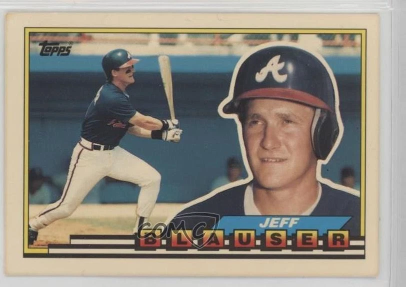 1989 Topps Big Jeff Blauser #317 - Image 1 of 2