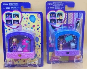 Polly Pocket, Lot Of 2, Compact Stackable Rooms Stacking NEW  2021 - Picture 1 of 5