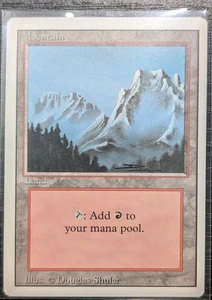Magic the Gathering MTG: 1x Mountain (#302) - Vintage Revised Edition - M/NM |VP - Picture 1 of 2