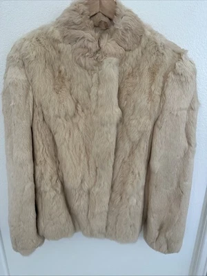 rabbit fur coat vintage - Image 1 of 4