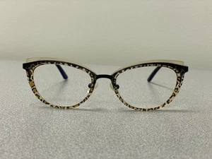 Jean Lafont Brille Brigitte 380 Leopard/Schwarz Cat Eye Gestell France 52-18 134 - Bild 1 von 9