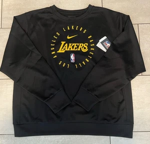 Sudadera con Capucha Nike NBA Los Angeles Lakers Jugador Emitida Negra Cuello Redondo Talla XL - Imagen 1 de 4