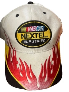 Gorra de béisbol ajustable Nascar Nextel Cup Series Flame Strapback sombrero de colección - Imagen 1 de 8
