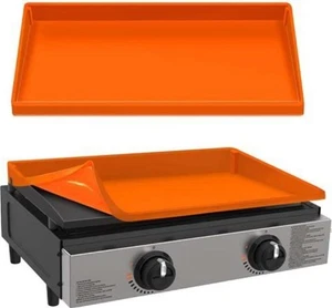 SILICONE 22" X 16" GRILL MAT COLOR ORANGE NEW :BB19-3 - Picture 1 of 1