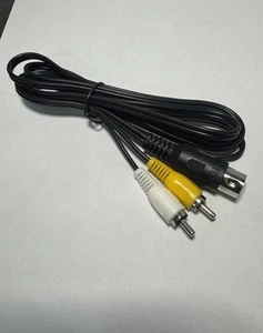 Cable AV Sega Genesis Modelo 1 Cable RCA Audio Video 6 pies-NUEVO- - Imagen 1 de 2