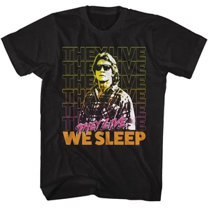 They Live Nada We Sleep Black Movie Shirt - Picture 1 of 3