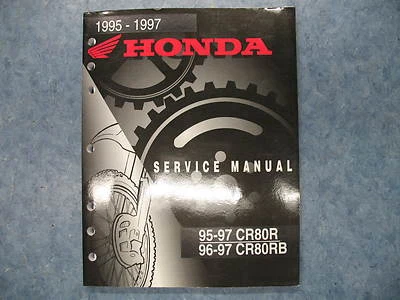 HONDA 1996-1997 CR80 RB 1995-1997 CR80 R MANUAL DE SERVICIO DEL PROPIETARIO TALLER DE REPARACIÓN Foto 1 de 4