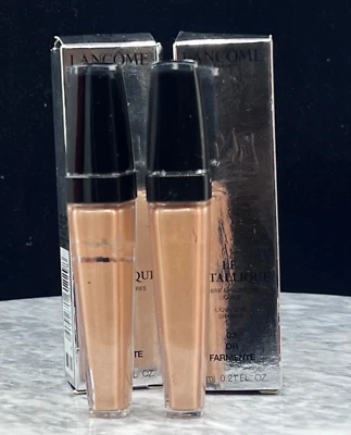 Lancome Le Metallique Liquid Eyeshadow 03 OR FARNIENTE 0.21 oz NIB *CHECK DESCRI - Image 1 of 4
