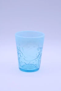 Bottoni e trecce Fenton blu opalescente per bicchiere - Foto 1 di 7
