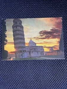 Cartolina Formato Grande Pisa (PI) Torre pendente controluce Non Viaggiata - Picture 1 of 1