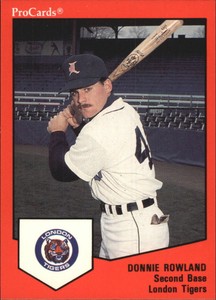 1989 London Tigers ProCards #1363 Donnie Rowland