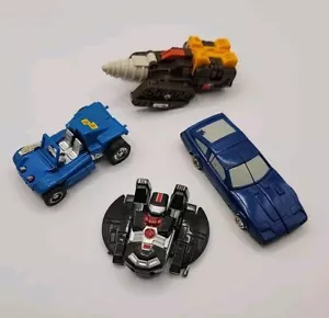 Transformers Lot GoBots Vintage Cone Nose Buggy Pathfinder Zigzag G1 - Picture 1 of 13