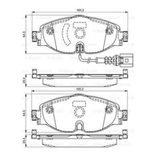 BOSCH Brake Pad Set 0 986 495 296 FOR Leon ST SC Ateca Genuine Top German Qualit