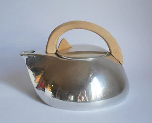 alter Picket Picquot Ware K3 Wasserkessel vintage Art Deco Kessel midcentury - Bild 1 von 14