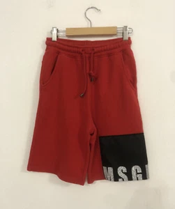 MSGM KIDS trousers baby girl red logo silver size 8 years cotton - Picture 1 of 10