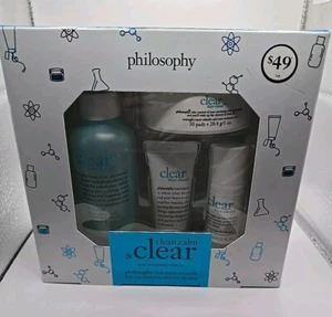 Philosophy Clear Days Ahead Acne Treatment Trial Set Rare Discontinued - Picture 1 of 4