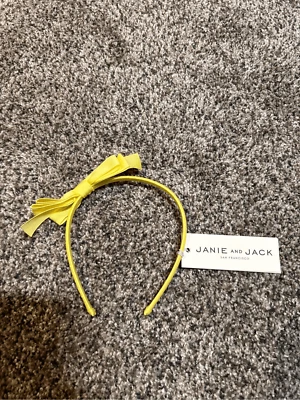 Janie and Jack toddler yellow headband C20-43 - Image 1 of 2