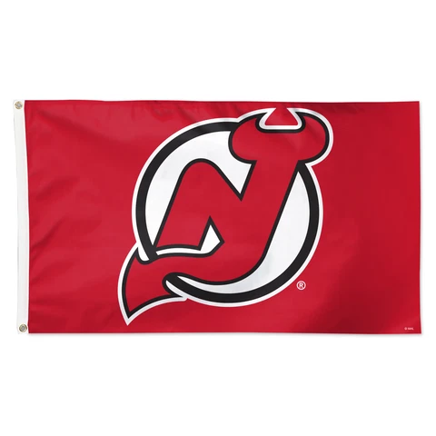 WinCraft New Jersey Devils 3' x 5' Primary Logo Single-Sided Flag Cover