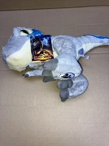 NEW Jurassic Cretaceous Chunky Blue Velociraptor Dinosaur 10'' Soft Plush Toy - Picture 1 of 7