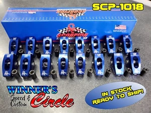 Scorpion SCP1018 Race Series Rocker Arm SB Ford V8 289-351W 1.6 Ratio 7/16" Stud - Foto 1 di 6