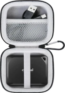 Carrying Case Compatible with Crucial X10/ X9 Pro 4TB/ 2TB/ 1TB Portable SSD ... - Picture 1 of 7
