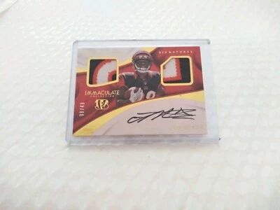 JOE MIXON 2017 Panini Immaculate Rookie 3 color  Auto /49 High End - Image 1 of 2