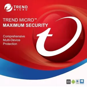 Trend Micro Maximum Security 2025 (1 Year 5 Devices) - Global - Picture 1 of 3
