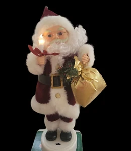 VTG Animated SANTA CLAUS Holiday Figure 18" Trim A Home ORIGINAL BOX Excellent - Picture 1 of 10