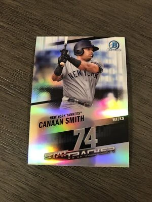 2020 Bowman Chrome-Stat Tracker-Canaan Smith #ST30-Mint - Image 1 of 2