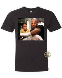 Muhammad Ali w Mike Tyson T Shirt *READ DESC* - Picture 1 of 1